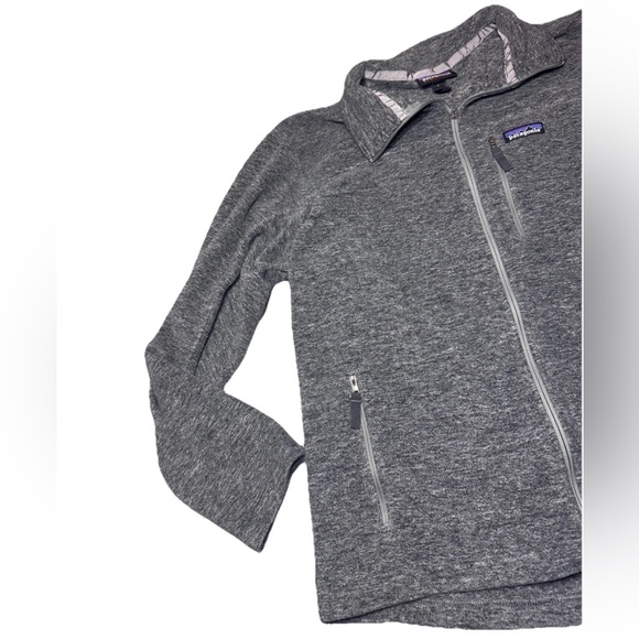 Patagonia Classic Synchilla Fleece Jacket Mens Large Full Zip Grey Gray READ - Picture 4 of 12